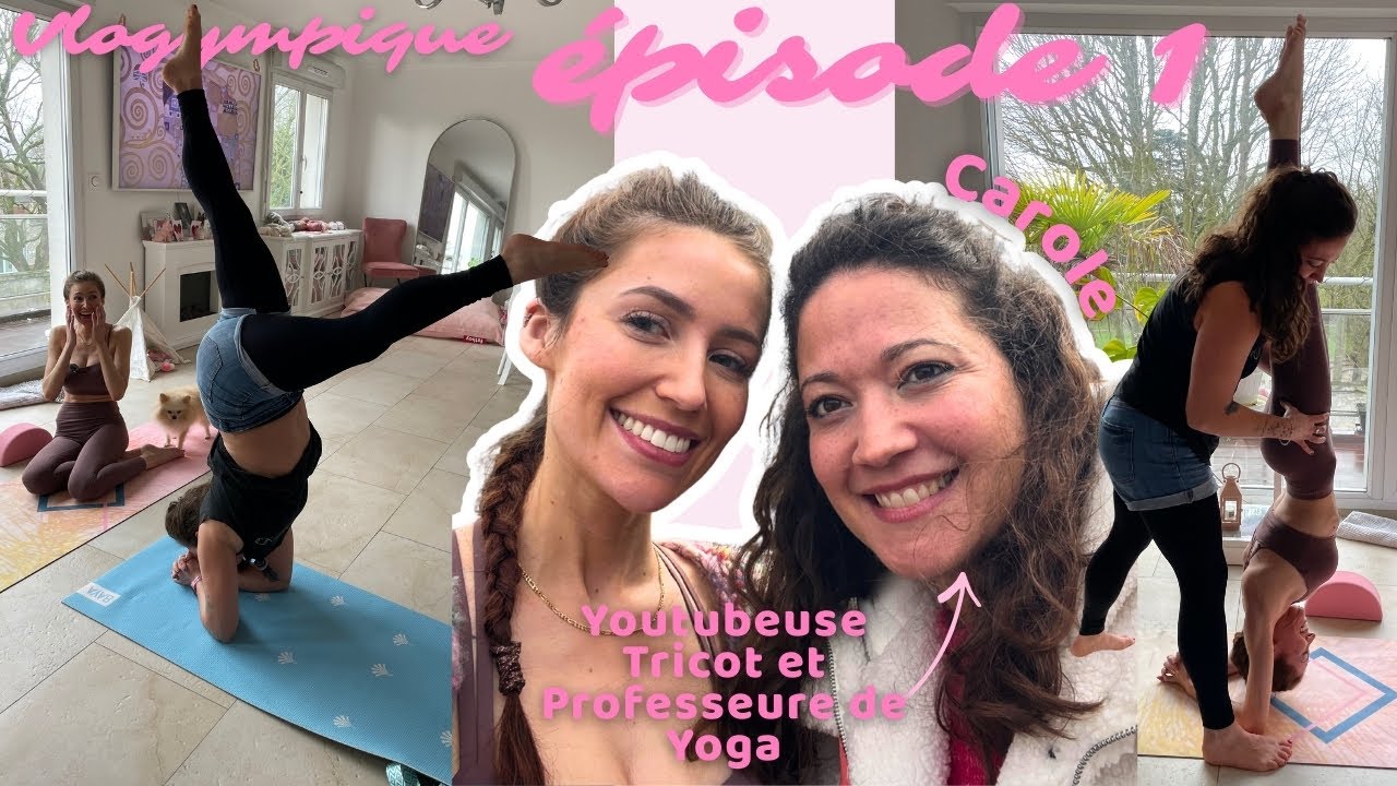 YOGA avec CAST ON LAND aka CAROLE + VLOG TRICOT