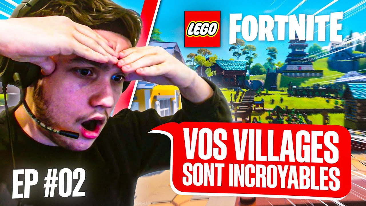 JE VISITE LES PLUS BEAUX VILLAGES DE LEGO FORTNITE  ! (c'est une folie) Ep. #2
