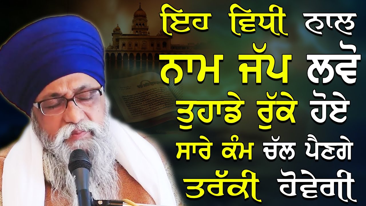 Giani Thakur Singh Ji Katha|Eh Vidhi Nal Naam Jap Lavo Tuahde Ruke Hoye Kam Chal Penge Taraki Hovegi