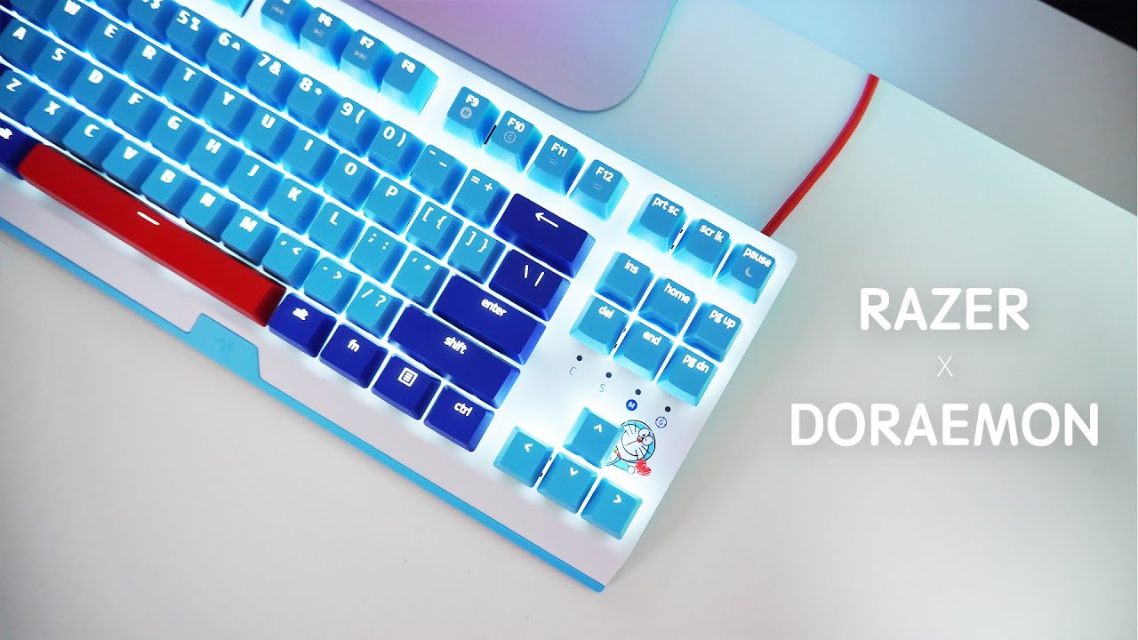 RAZER x DORAEMON Mechanical Keyboard Unboxing