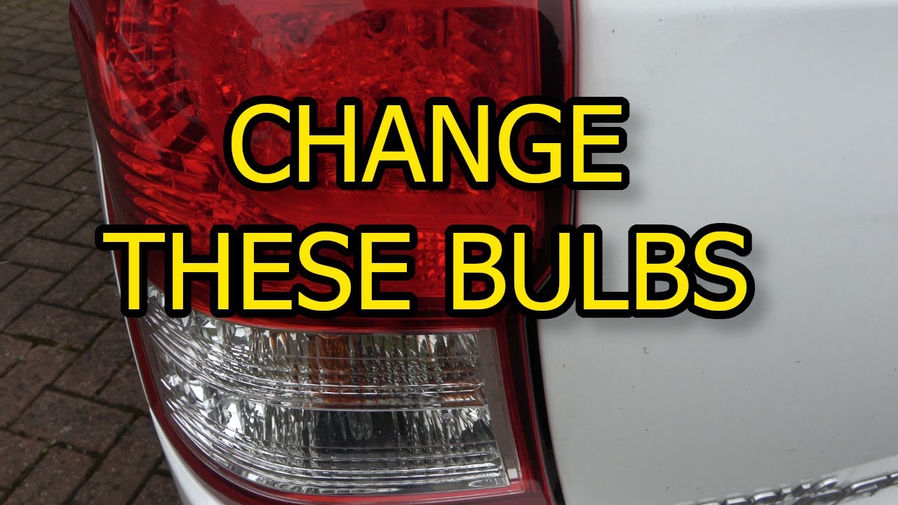 How to Change the back Bulbs on a Toyota Corolla Hybrid Fielder