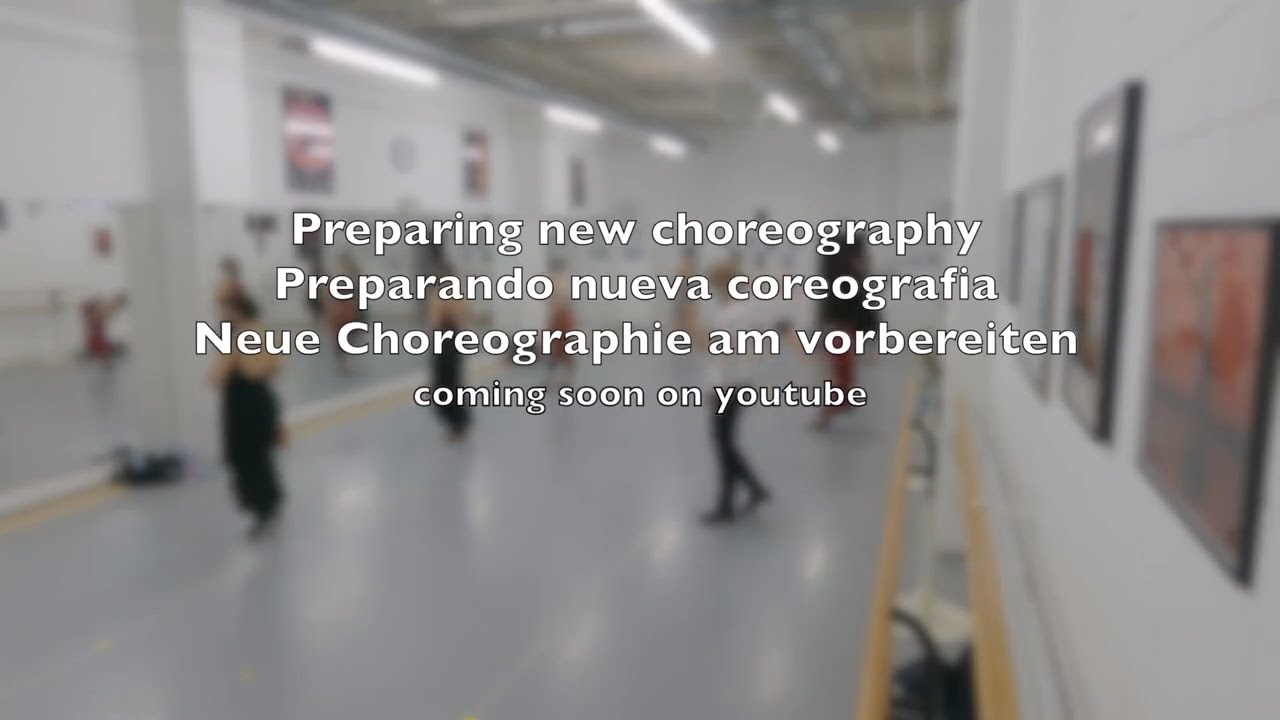 Preparando nueva coreografia de danza estilizada
