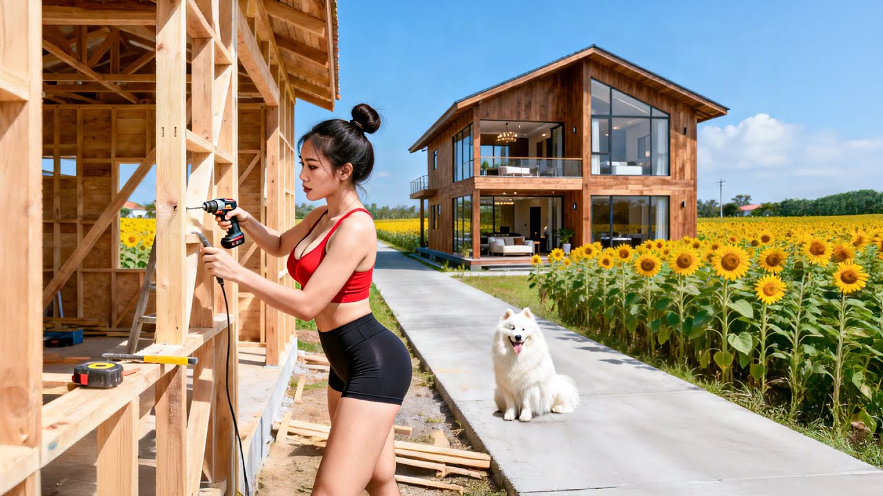 TIMELAPSE - Cleaning and Repairing an Old Wooden House into a Cozy Living Space