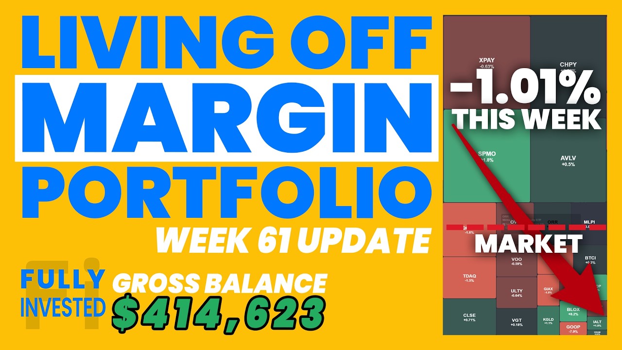 Living Off My $414k Margin Portfolio w/Growth & High-Yield ETFs