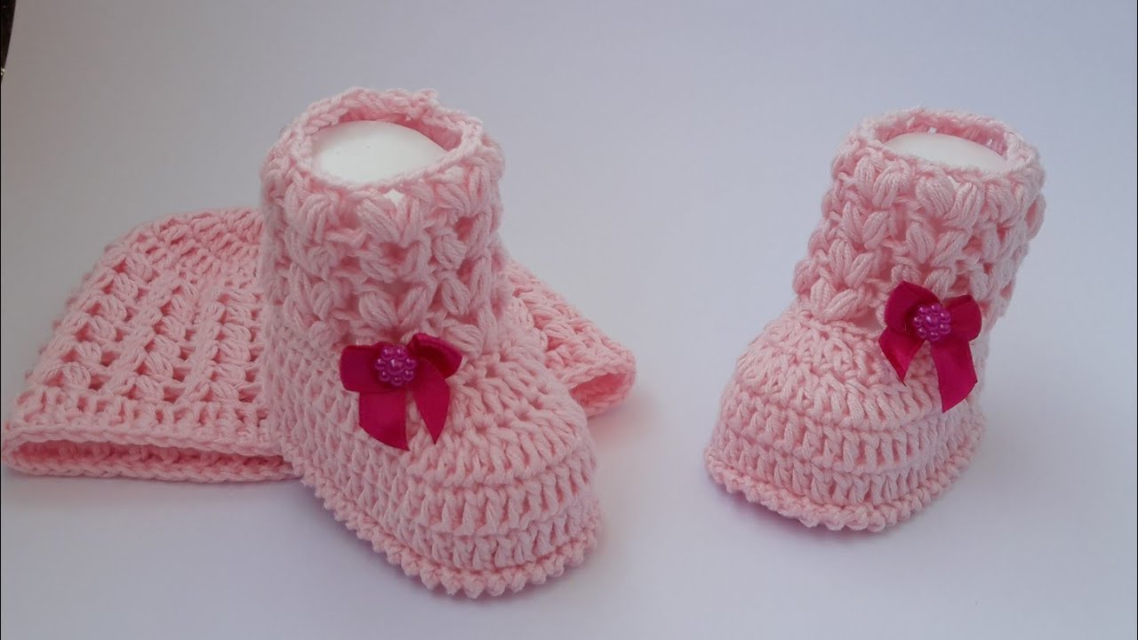 BOTAS DE Bebé.Conjunto para niña de 3 a 6 meses.(1/2)