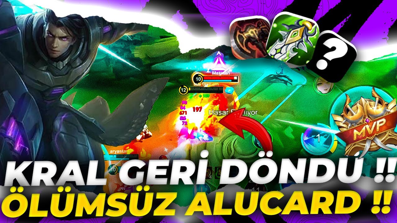 NEFESSİZ İZLEYECEKSİN ÇILDIRDIM !! %1 HP OLSAM BİLE TEK ATIYORUM !! Alucard | Mobile Legends