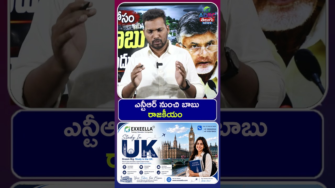 ఎన్టీఆర్ నుంచి బాబు రాజకీయం | From NTR to Chandrababu Naidu The Political Journey & Strategy |