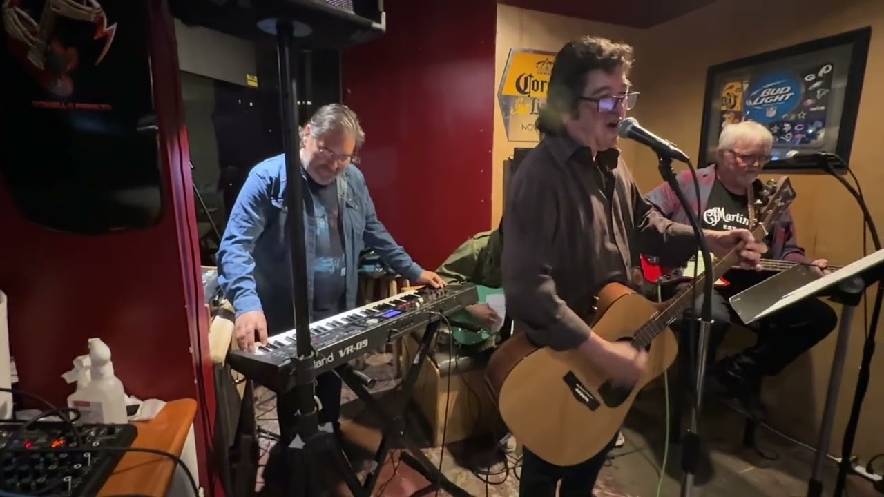 Like A Rolling Stone (Bob Dylan)-Chris, Greg, Mike Z & Don @ The Beach Hut Deli, Huntington Beach CA