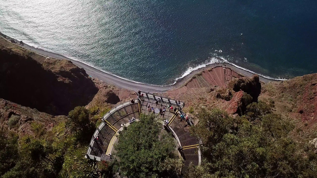 Cabo Gir&atilde;o the Europe&rsquo;s Highest Cliff aerial view - 4K Ultra HD