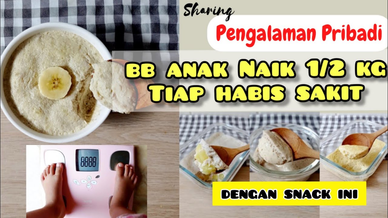 Snack Mpasi Penambah Berat Badan Anak Setelah Sakit | Mpasi bb Booster