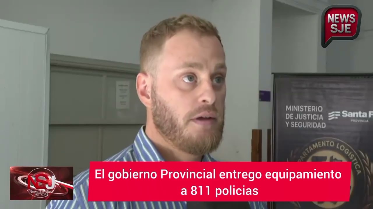 NEWS SJE NOTICIAS: Entrega de Equipamiento a la Policía 
