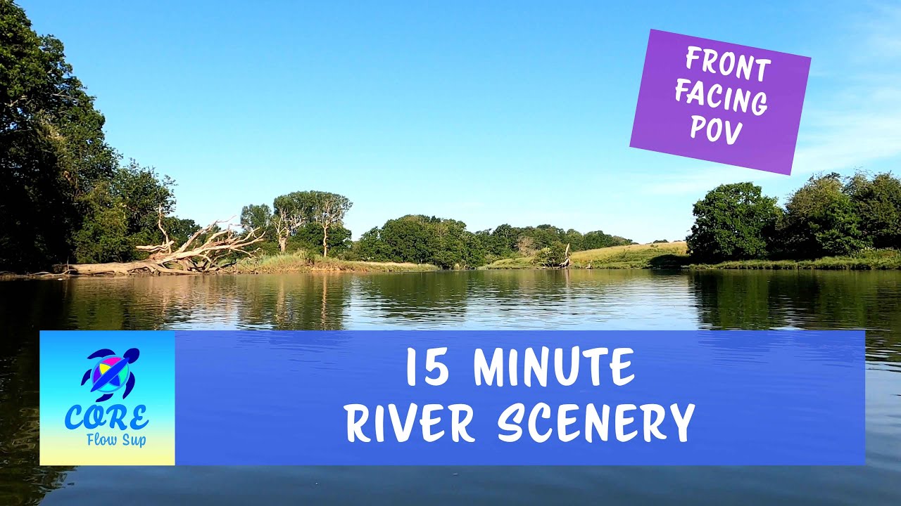 Rowing Machine 4K Scenery 15 Minutes FPOV River Hamble