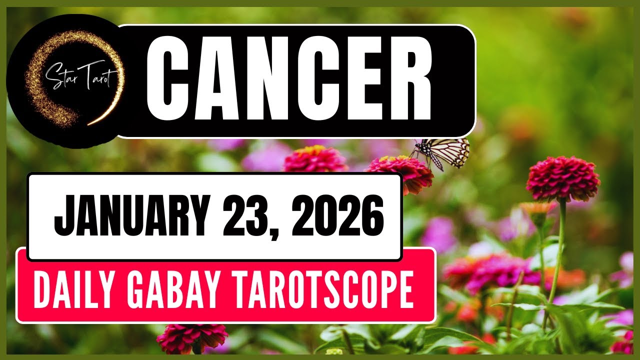 ANO'NG KAILANGAN MONG MALAMAN NGAYON CANCER JANUARY 23, 2026  💫DAILY GABAY TAROTSCOPE