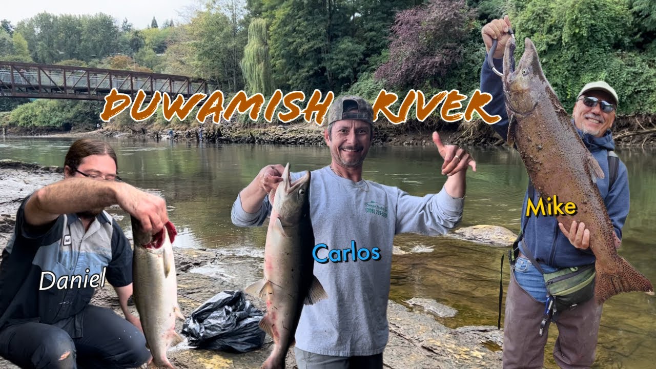 Catching Salmon at the Duwamish River using These THREE Lures