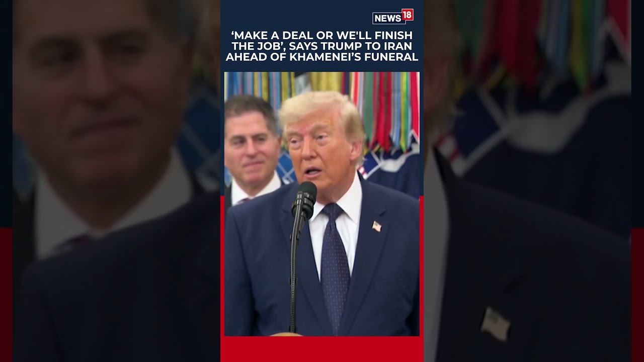 Trump Warns Iran: 'Make A Deal Or We'll Finish The Job' | #shorts #usa