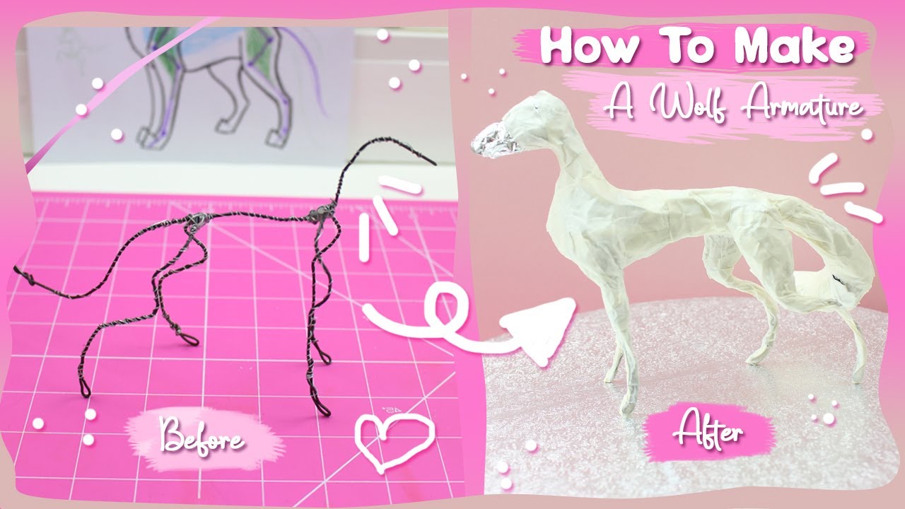 How To Make A Wolf Armature I Armature Tutorial I Sculpture Armature Tutorial