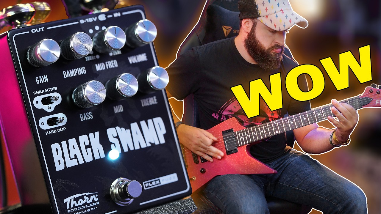 Fuzz Pedal That CHUG! | Thorn BLACK SWAMP FLEX FUZZ Pedal