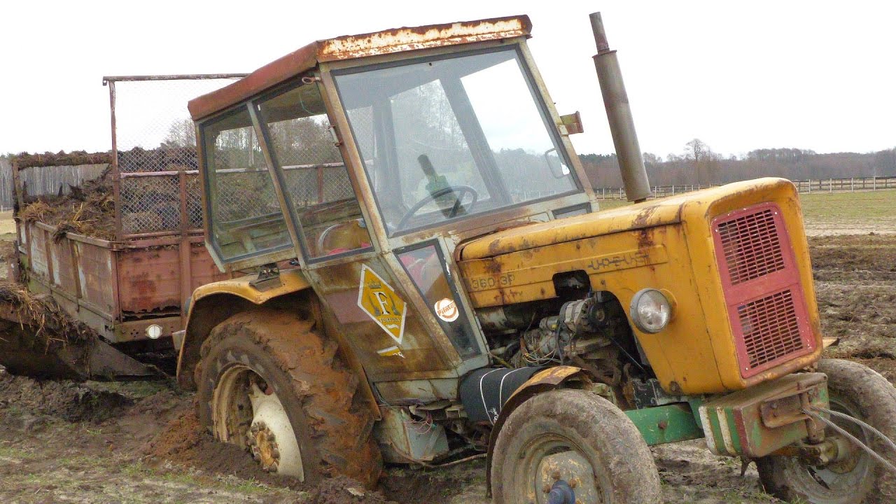 Obornik Ursusem C-360 3P + wyciąganie Ursusa