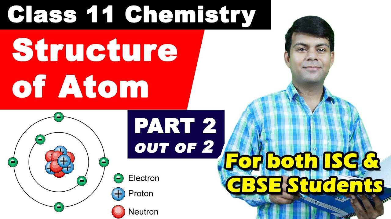 Structure of Atom  - Part 2 | Class 11 Chemistry (for ISC, CBSE, All Boards)