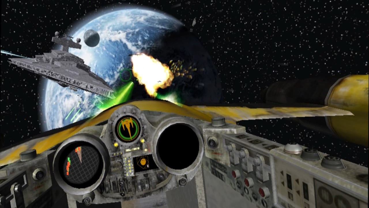 STAR WARS Rogue Squadron II in VR mission5 Starfighter Oculus Rift