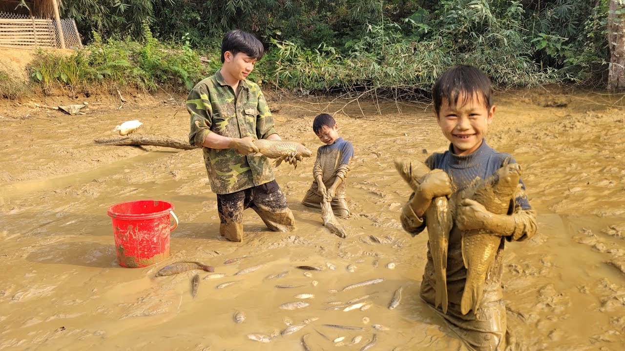 Full video: Fishing skills, building skills, harvesting vegetables and fruits to sell