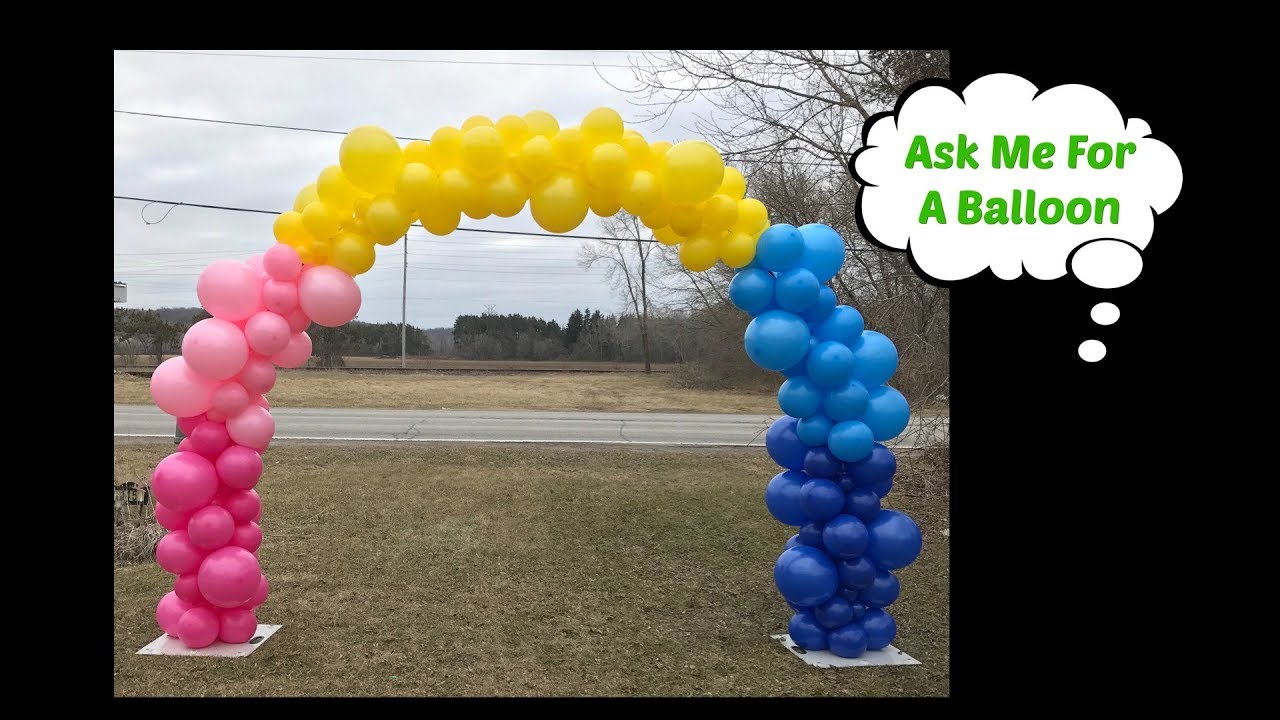 Large Organic Balloon Arch Tutorial