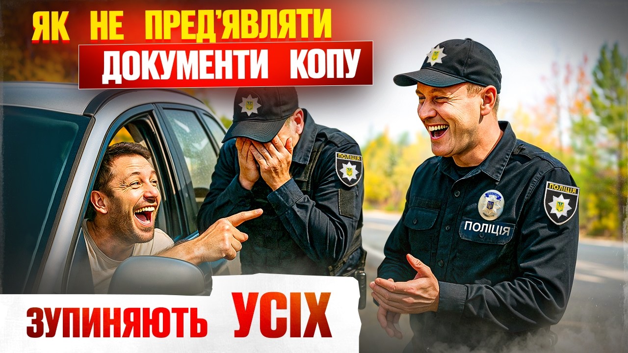 🔥Поліцейський офігів: водій відмовився показати військовий облік — і МАВ ПРАВО.