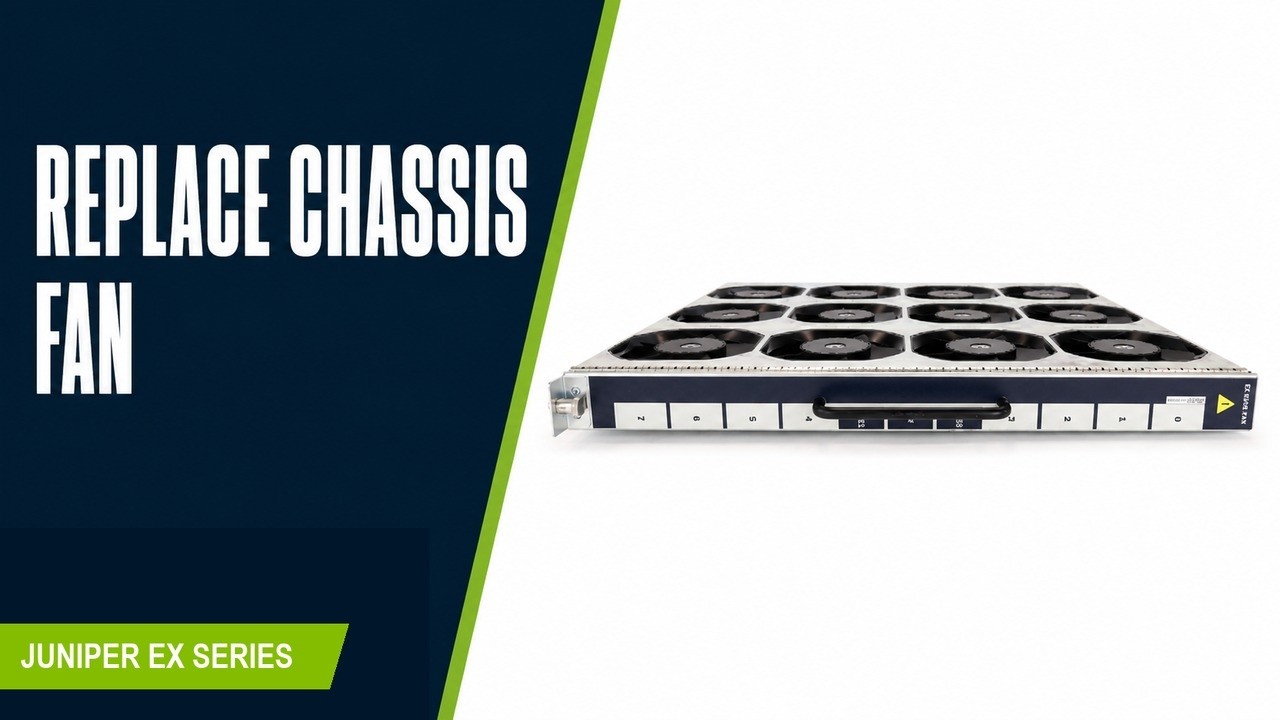 Juniper EX Series Line Card Fan Replacement