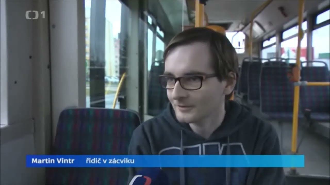 Nedostatek řidičů v MHD Plzeň - report&aacute;ž ČT, Ud&aacute;losti v regionech aneb j&aacute; v televizi (2018)