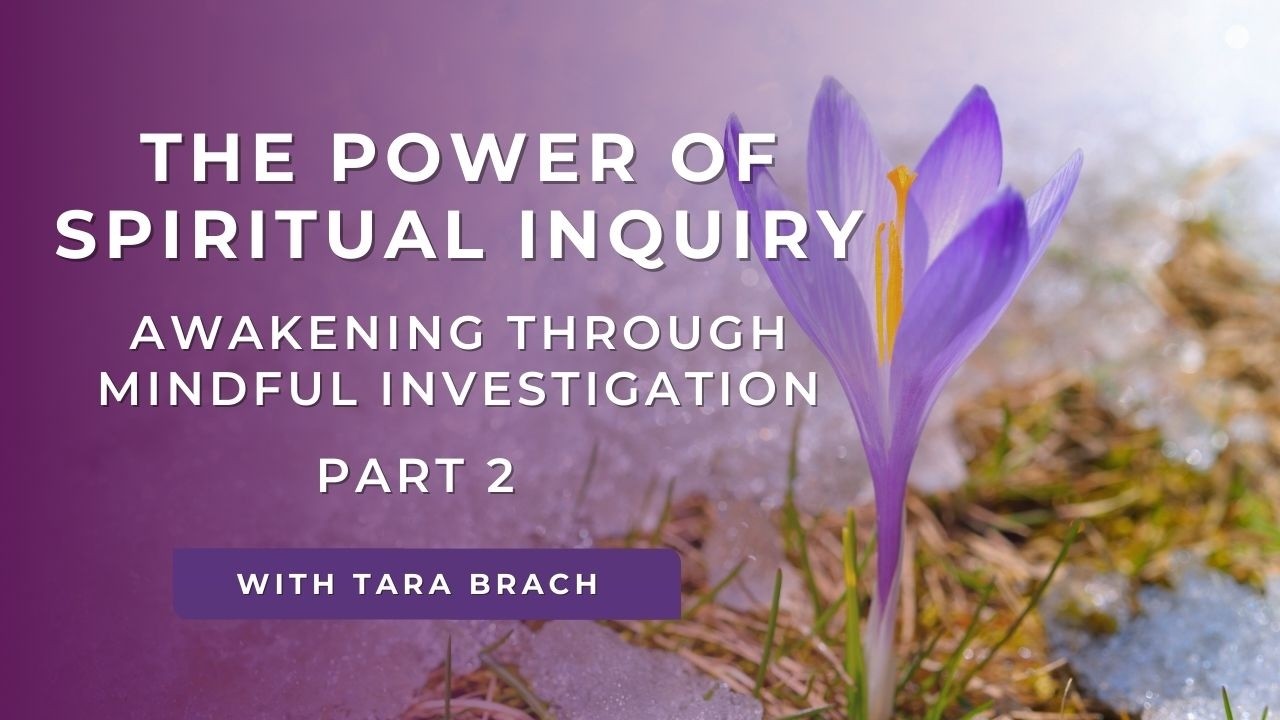 The Power of Spiritual Inquiry (Part 2) | Awakening Through Mindful Investigation – Tara Brach