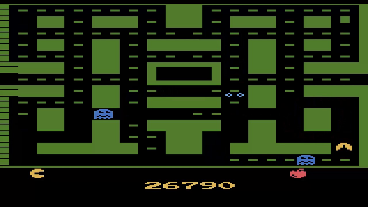 ATARI 2600 PacMan Arcade PAL Ms Pac Man Hack 2004 Stefan Haddewig PAL HOMEBREW