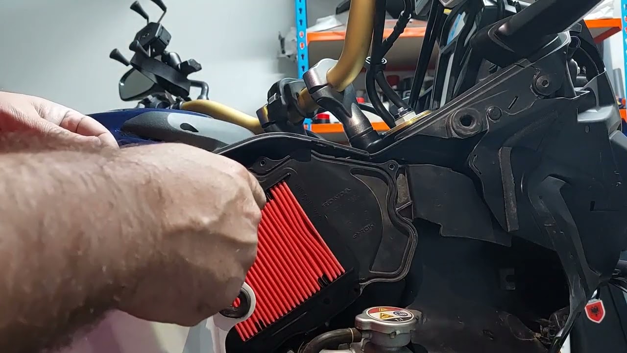 cambio filtro aire africa twin crf1000