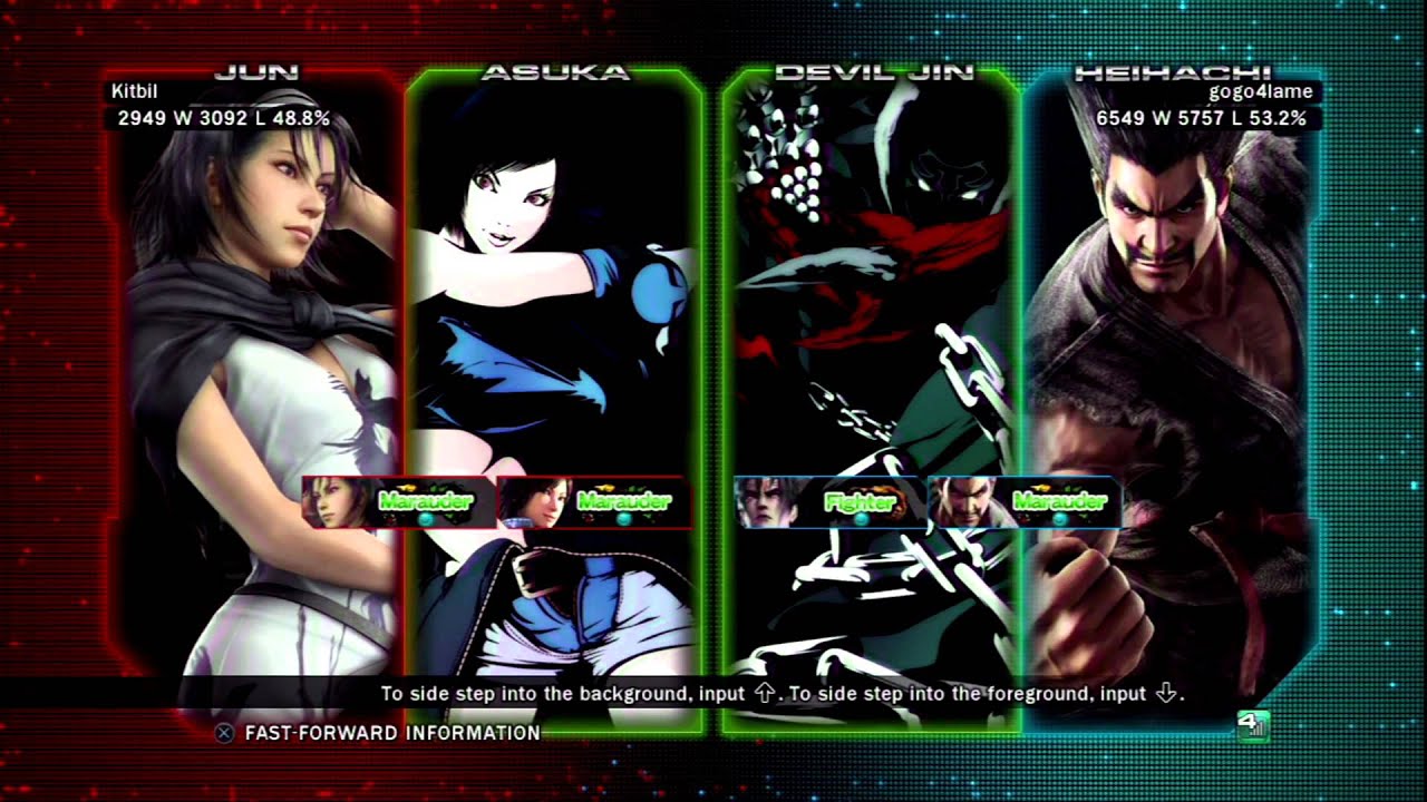 TTT2 Online Gameplay - Asuka and Jun Kazama