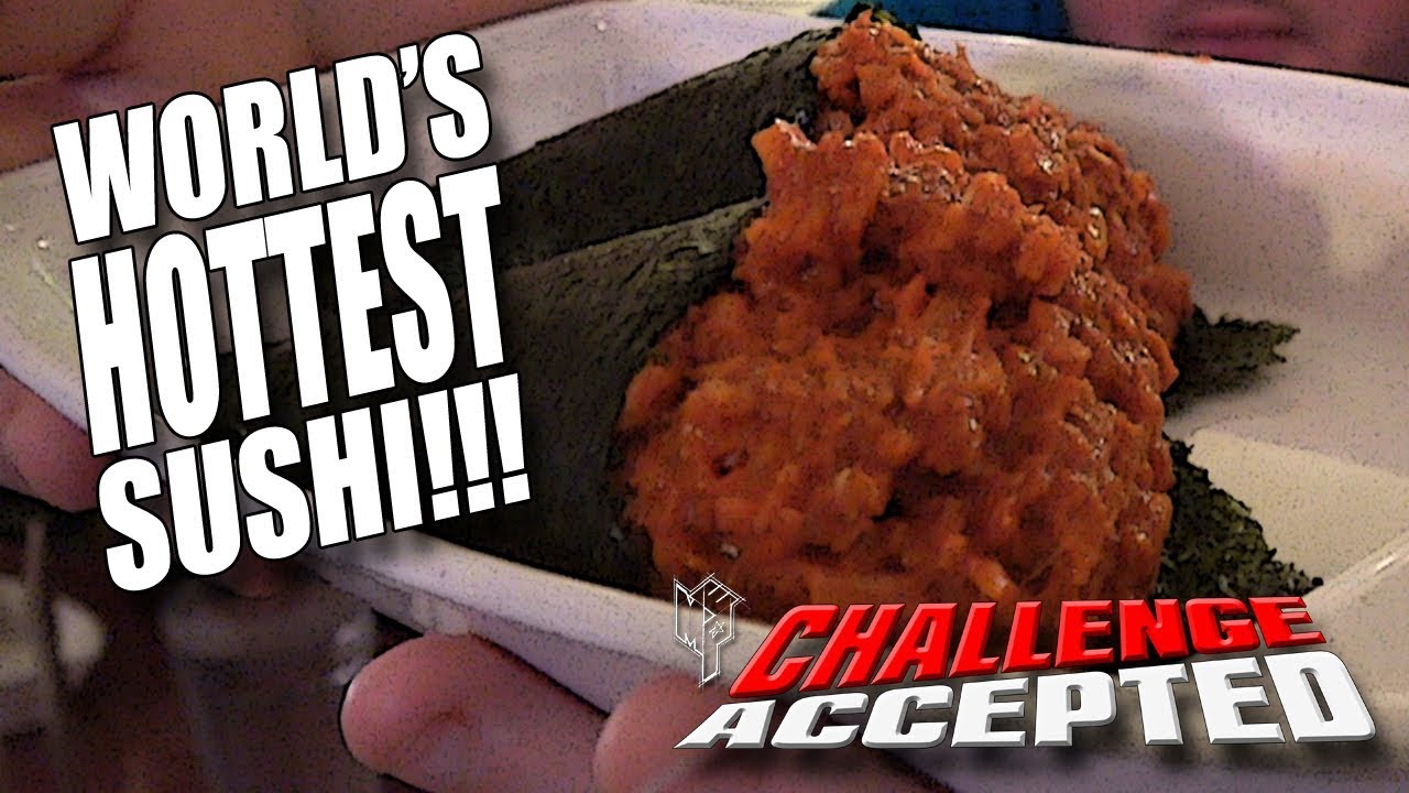 #10 NINJA ROLL CHALLENGE *WORLD'S HOTTEST SUSHI* │Yagumo Sushi