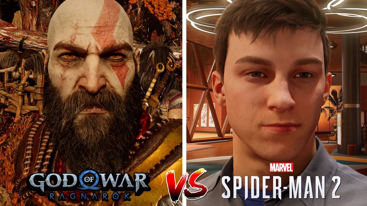 WHICH IS A BETTER NEXT-GEN PS5 GAME? Graphic&Details Comparison Spider-Man 2 vs God Of War Ragnar&ouml;k
