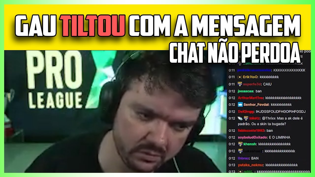 GAULES FULL TILTADO COM O CHAT