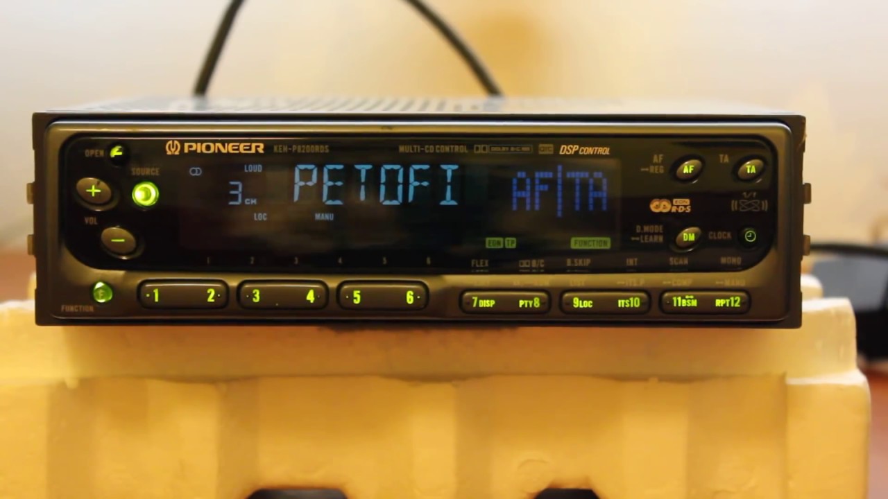 Pioneer KEH-P8200RDS cassette player with CDX-P25 CD changer