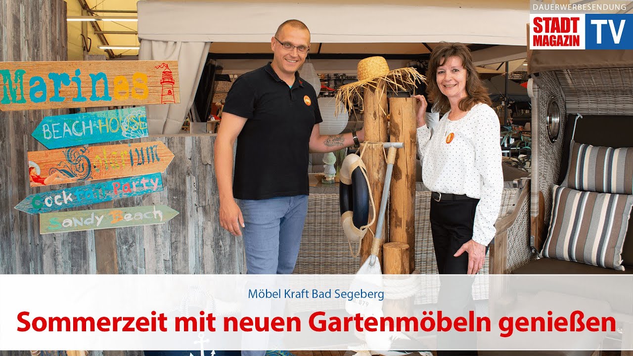 Sommerzeit mit neuen Gartenmöbeln genießen | Möbel Kraft in Bad Segeberg