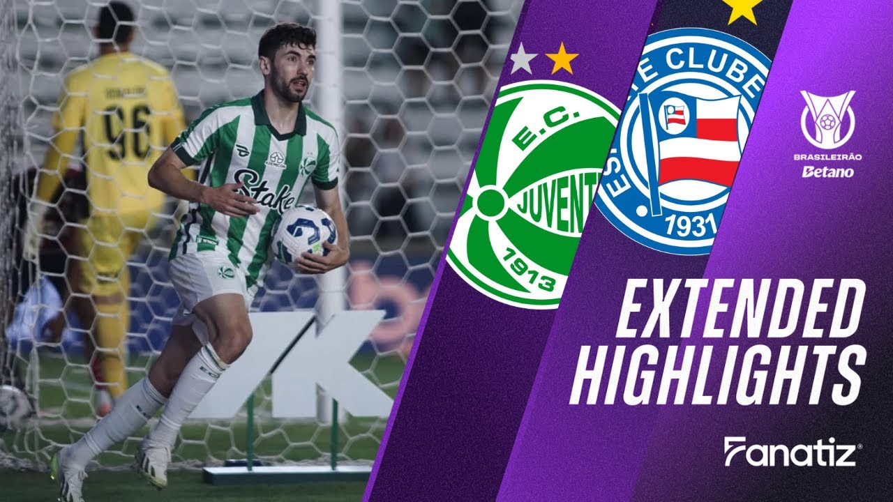 Juventude vs Bahia 1-1 I Game Highlights I Brasileir&atilde;o 2025