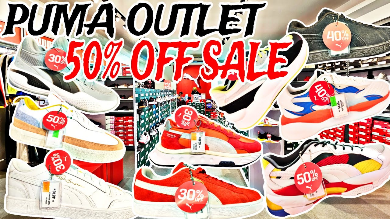 PUMA OUTLET 50% OFF BAGSAK PRESYO NA ANDITO LAHAT NG MAGAGANDANG  BASKETBALL AT LIFESTYLE SHOES NILA