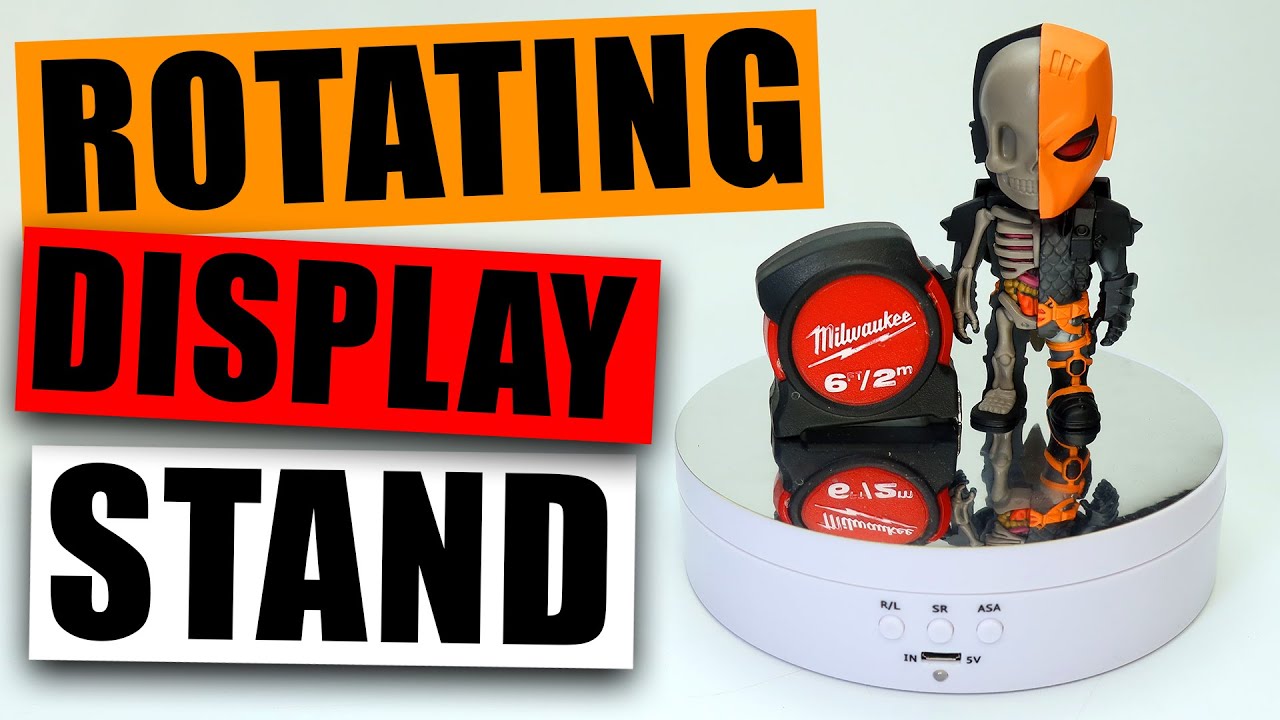 Rotating Display Stand - Electric Turntable - Unboxing & Test