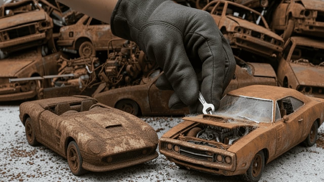 Restauración de un FERRARI y Dodge Charger | Restauración terapia ASMR para dormir mejor