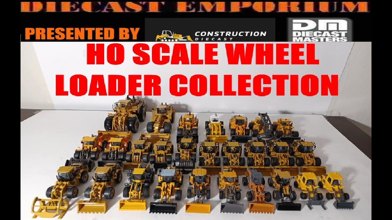 HO Scale Diecast & Brass Wheel Loader Collection