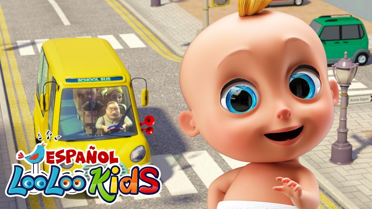Wheels on the Bus + Baby Shark + A Ram Sam Sam 🦈 | Canciones Infantiles en Español - LooLoo Kids