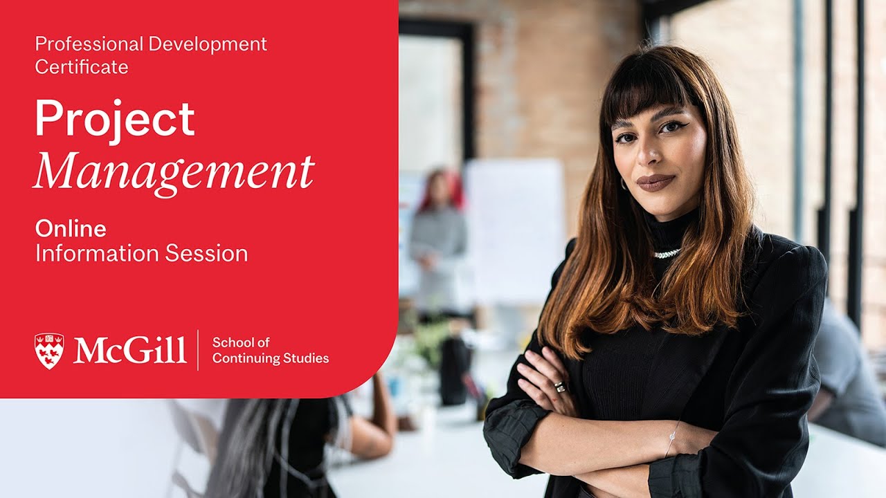 Professional Development Certificate in Project Management Online - Information Session