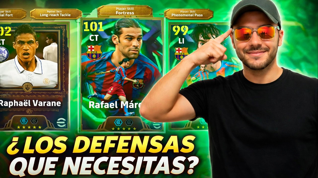 DOS Centrales de CREACIÓN!!. Rara vez pasa esto! - Rafa Marquez, Varane y van Bronckhorst #efootball