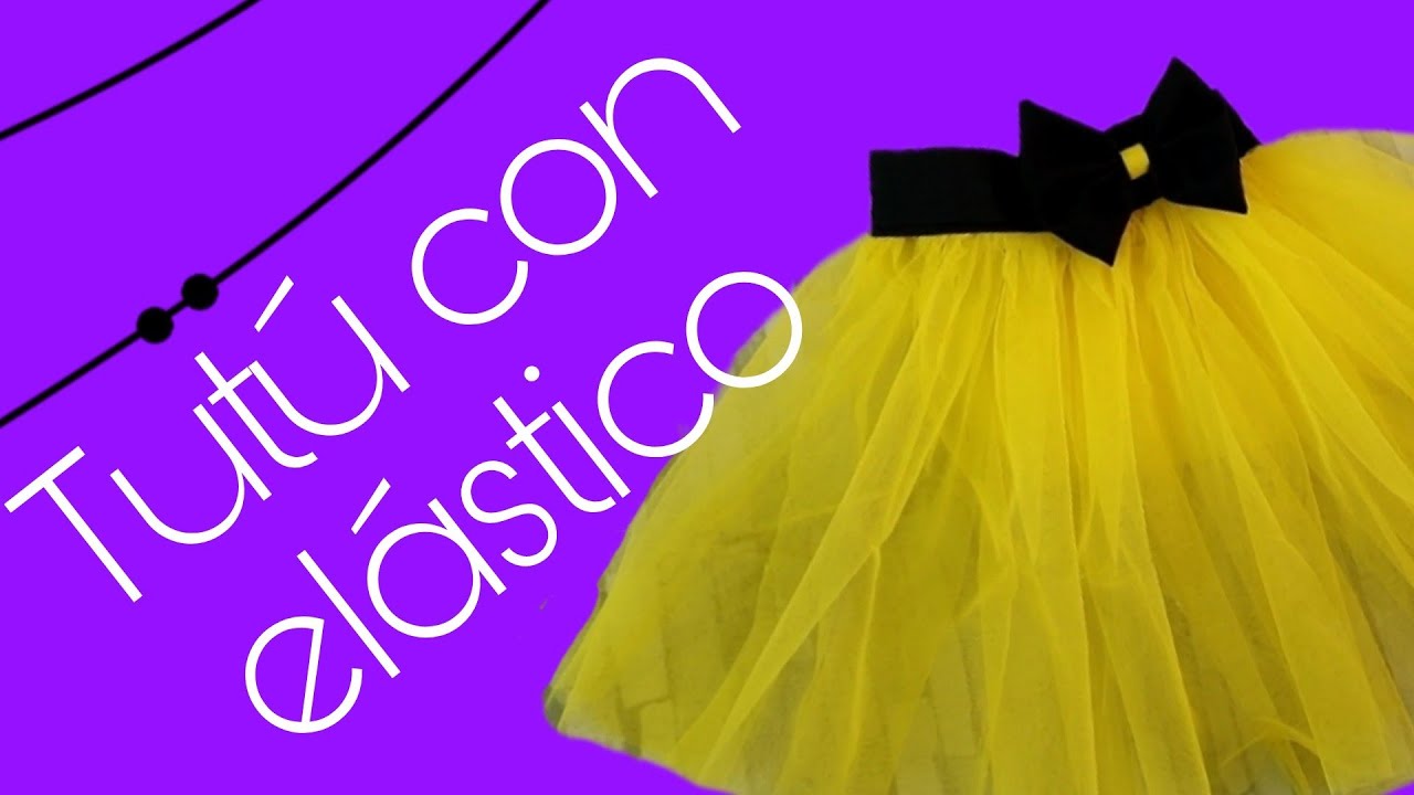 cómo hacer un tutú con elástico | tutú fácil | costura fácil| tutú de ballet DIY | hazlo tu misma