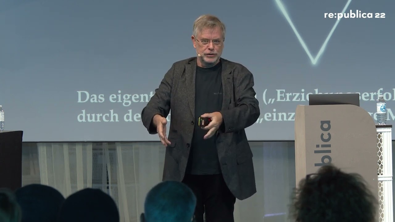 re:publica 2022: Gunter Dueck: Look up! Mehrheiten-Mitnehmen ohne Utopie-Syndrom