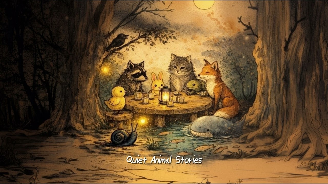 Quiet Animal Stories 🐾 동물들의 조용한 이야기 | Indie Folk Playlist (1 Hour)
