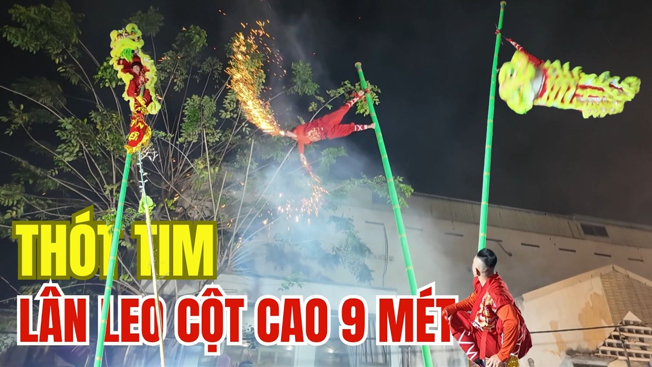 Đoàn Lân Sư Rồng Hot Nhất Mùa Lễ Hội Chùa Bà Bình Dương 2026 - LSR Nhơn Nghĩa Đường